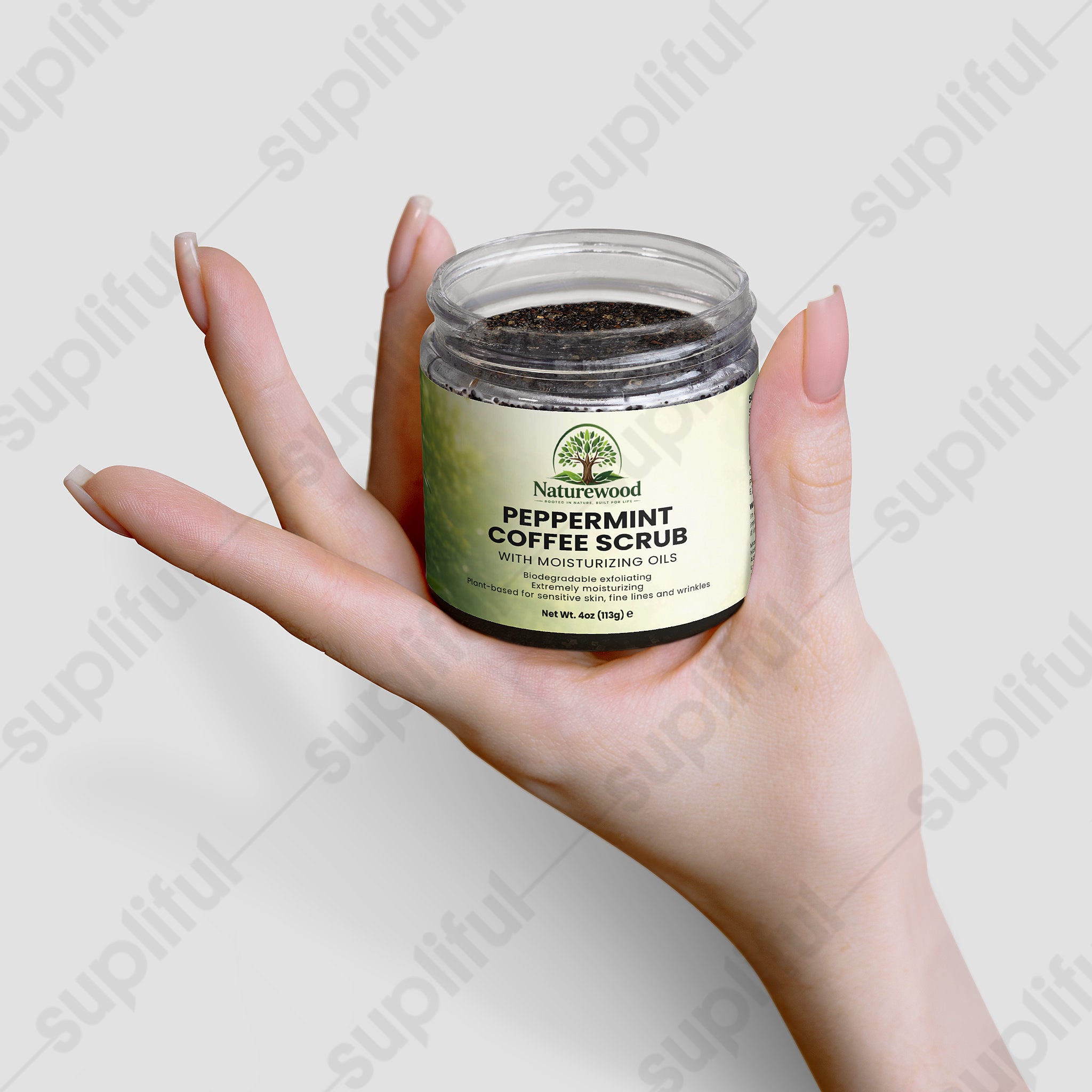 Peppermint Coffee Scrub
