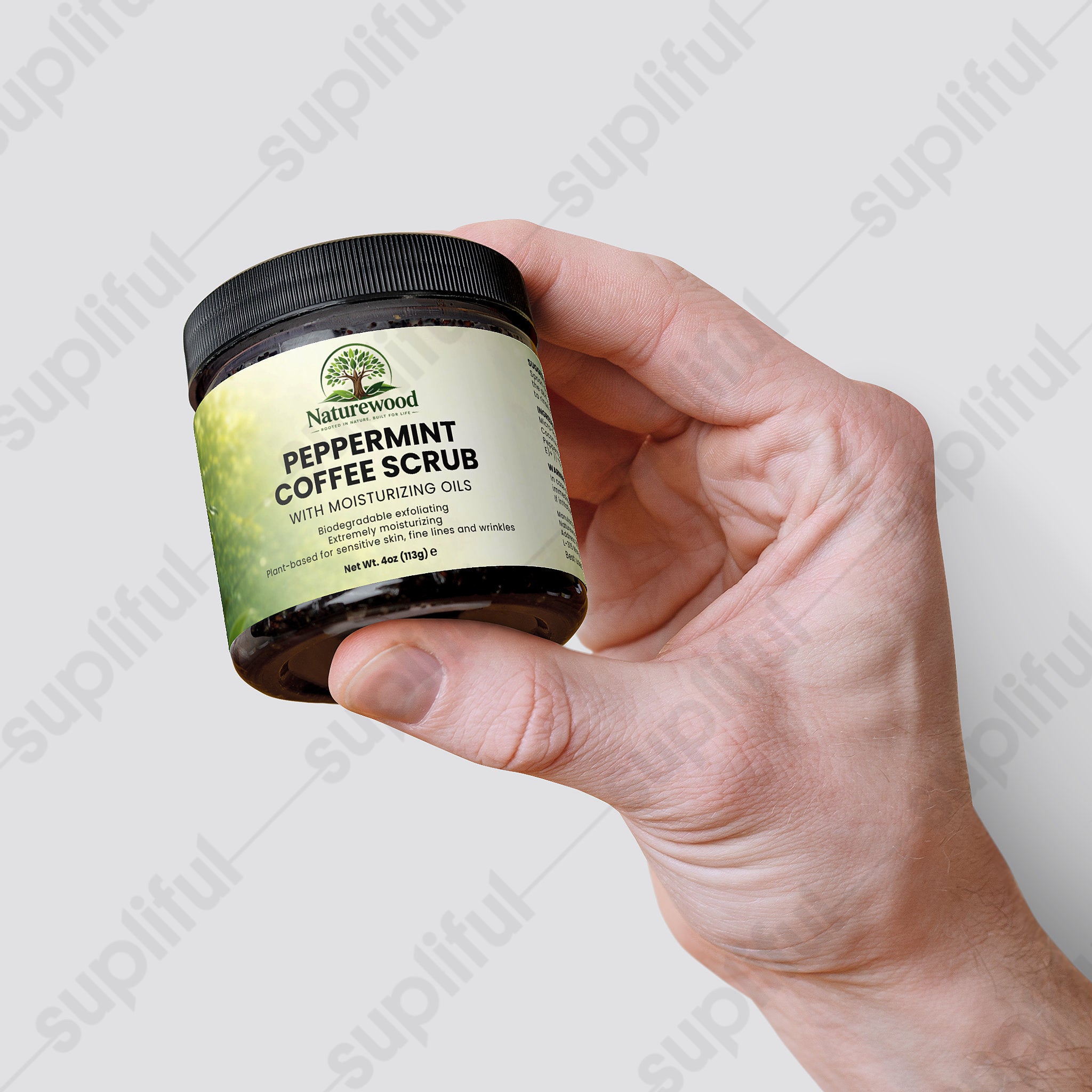 Peppermint Coffee Scrub