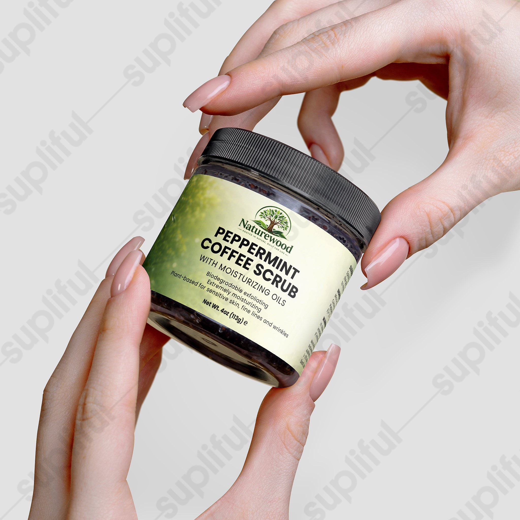 Peppermint Coffee Scrub