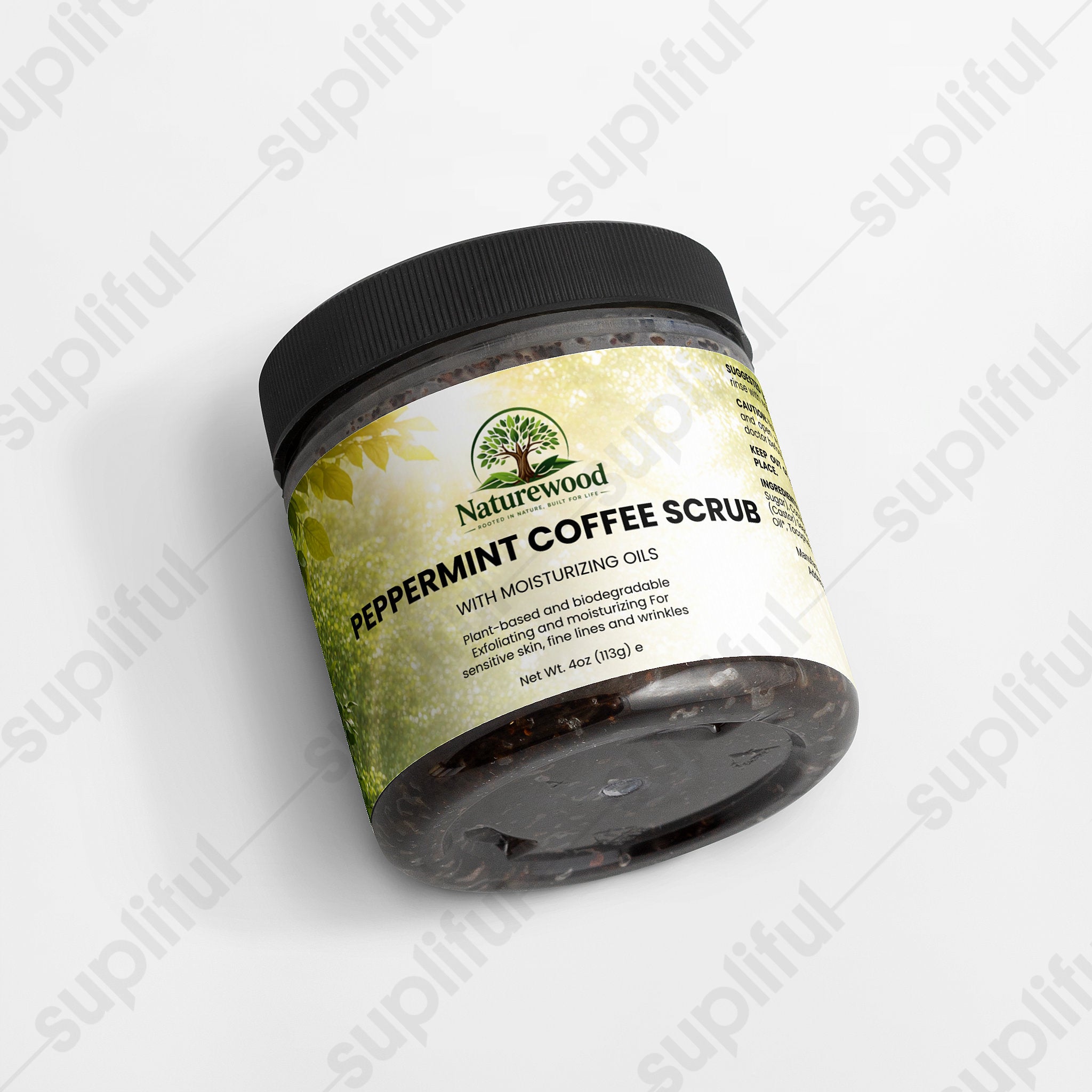 Peppermint Coffee Scrub