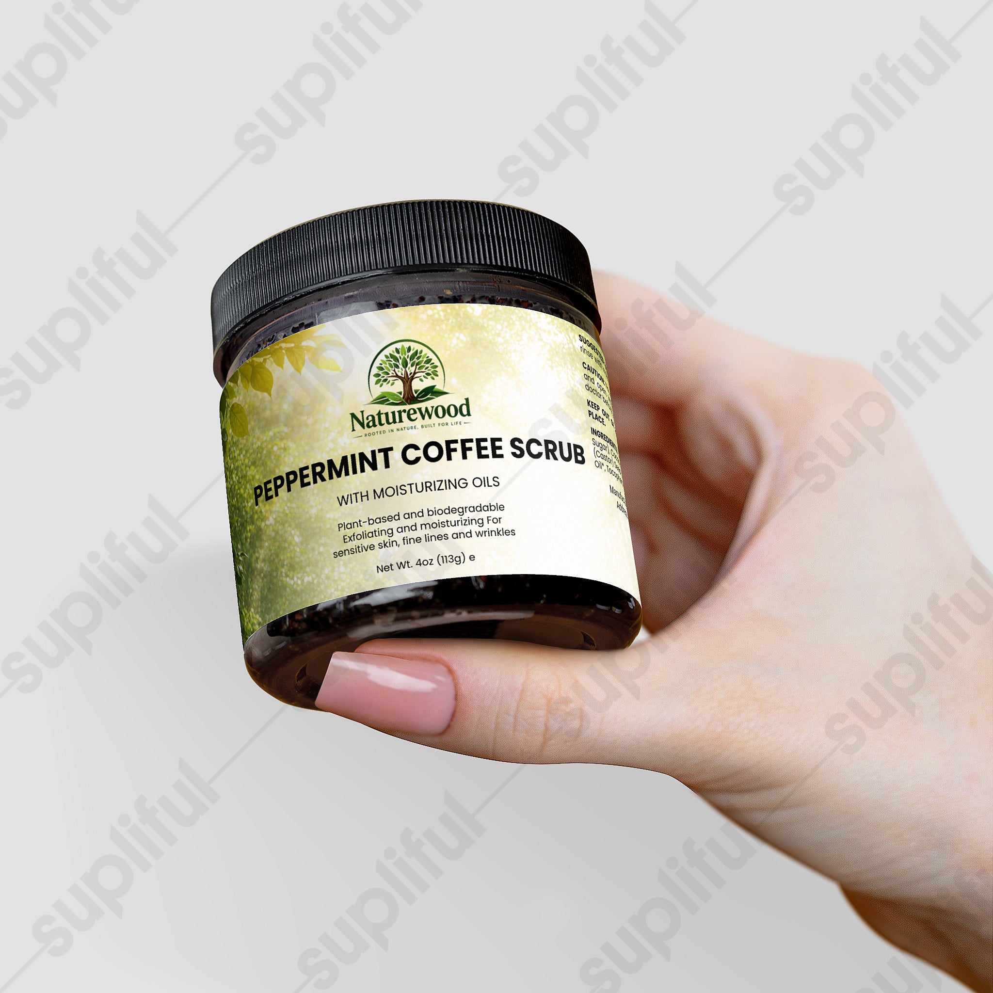 Peppermint Coffee Scrub