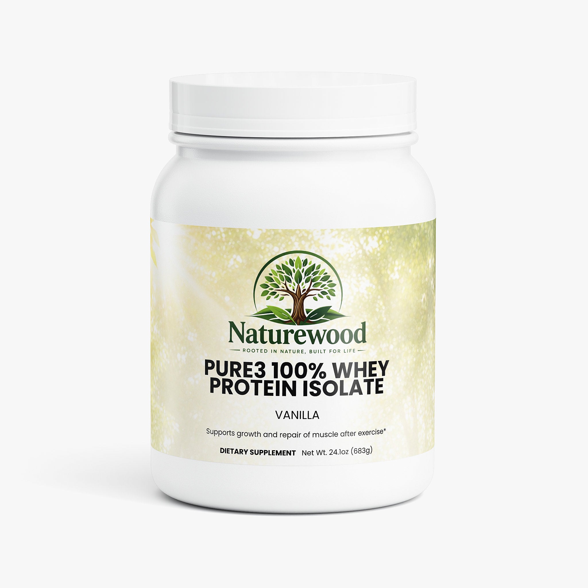 Pure3 100% Whey Protein Isolate (Vanilla)
